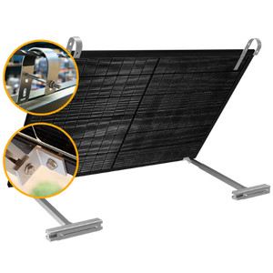 Solarmodul am Balkon