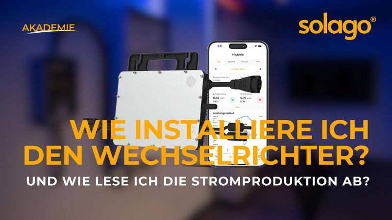 Wechselrichter installieren