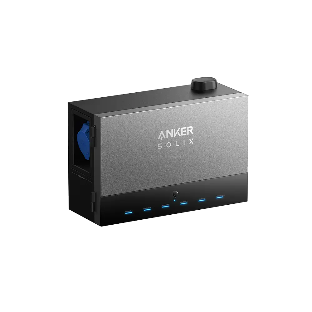 Anker SOLIX Power Dock – modulare Steuereinheit für Balkonkraftwerke mit bis zu 64,5 kWh Speichererweiterung und 4,8 kW AC-Leistung – erhältlich bei solago