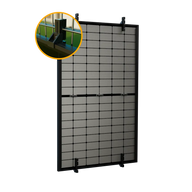Stabgitterzaun-Halterungsset für 1 Solarmodul