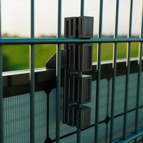 Stabgitterzaun-Halterungsset für 1 Solarmodul