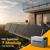 Balkonkraftwerk für den Gitterbalkon mit 3500W mit Speicher
