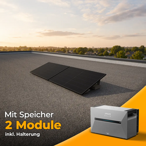 Balkonkraftwerk für das Flachdach mit 1000W mit Speicher