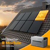 Solarkraftwerk 4000W mit Speicher – Anker SOLIX 3 Pro Komplettset für Schrägdach. Effiziente Photovoltaikanlage mit integriertem Speicher für nachhaltige Stromversorgung. Jetzt bei solago erhältlich.