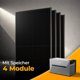 Balkonkraftwerk mit 2000W mit Speicher ohne Halterung