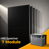 Solarkraftwerk 3500W mit Speicher Anker SOLIX 4 Pro - Set