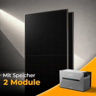Balkonkraftwerk mit 1000W mit Speicher ohne Halterung