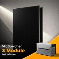 Balkonkraftwerk 1500W mit Speicher Anker SOLIX 3 Pro – Set
