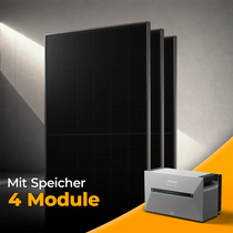Balkonkraftwerk 2000 Watt mit Speicher Anker SOLIX 3 Pro - Set