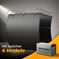 Coverbild - Balkonkraftwerk 1350W Flexmodul mit Speicher Anker SOLIX 3 Pro - Komplettset