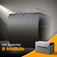 Coverbild - Balkonkraftwerk 1800W Flexmodul mit Speicher Anker SOLIX 3 Pro - Komplettset